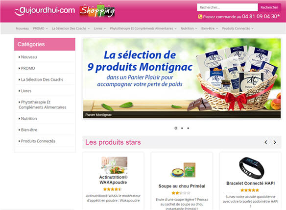 Aujourdhui.com Shopping Launched!