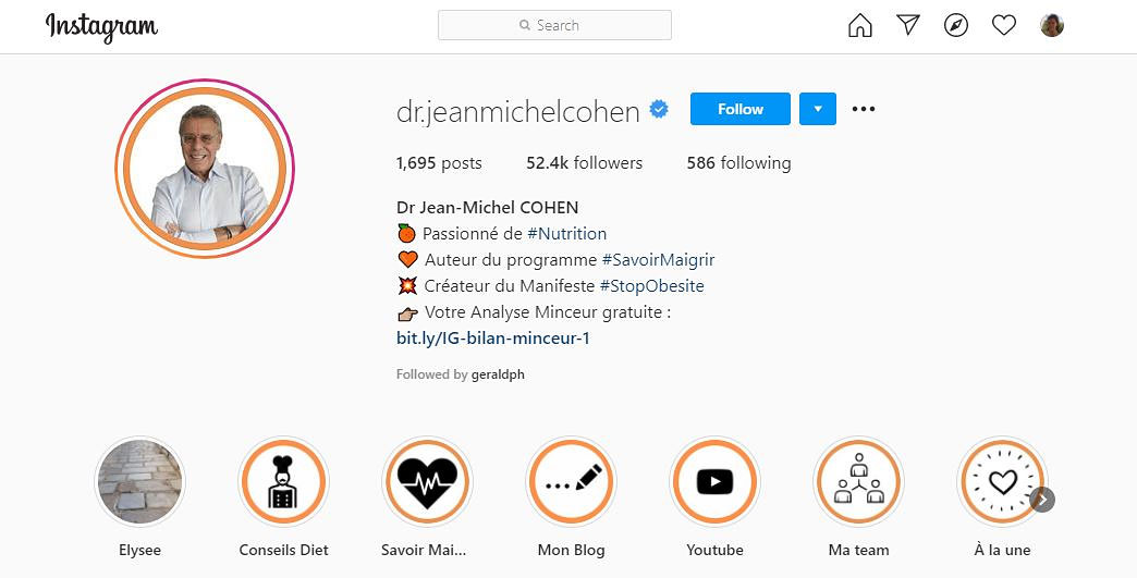 Dr Jean Michel Cohen Reaches 50,000 Instagram followers!